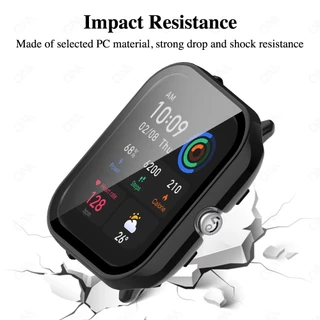 สําหรับ Huami Amazfit GTS 4 Mini PC เคสกระจกนิรภัย สมาร์ทวอทช์ ป้องกันหน้าจอ กันชน เคส