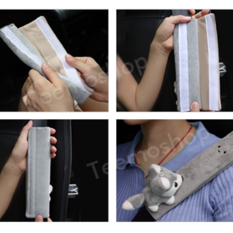 พร้อมส่ง🚕ปลอกหุ้มเข็มขัดนิรภัยรถยนต์ ลายการ์ตูนน่ารัก สําหรับผู้ใหญ่ และเด็ก ปลอกหุ้มสายเข็มขัดนิรภัย 1 ชิ้น - รูปที่ 7