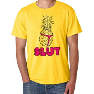 QiuY5 {Ready Stock XS-6XL} Brooklyn Nine Nine 99 Holt Pineapple Slut Tv Show Yellow Casual Short Sleeve Tops Printe_03