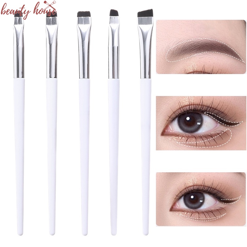 มืออาชีพ Fine Angle / Flat Head Eyeliner ดินสอเขียนคิ้ว Contour Halo แปรงแต่งหน้า