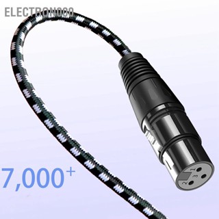 Electron000 Xlr สายเคเบิลไมโครโฟน ตัวผู้ เป็นตัวเมีย ทนทาน ตัดเสียงรบกวน สําหรับเวที Ktv