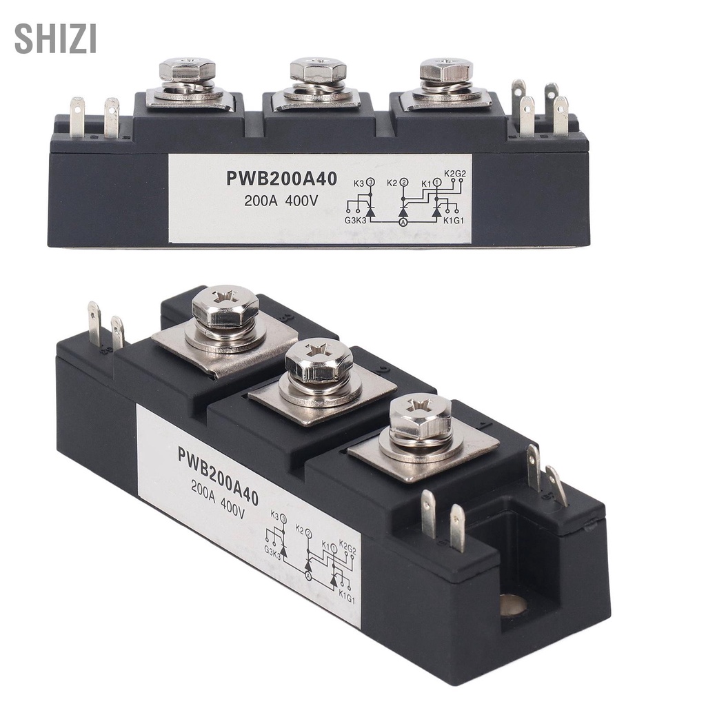 ShiZi Power Thyristor Module Fast Heat Dissipation แผ่นทองแดง Rectifier