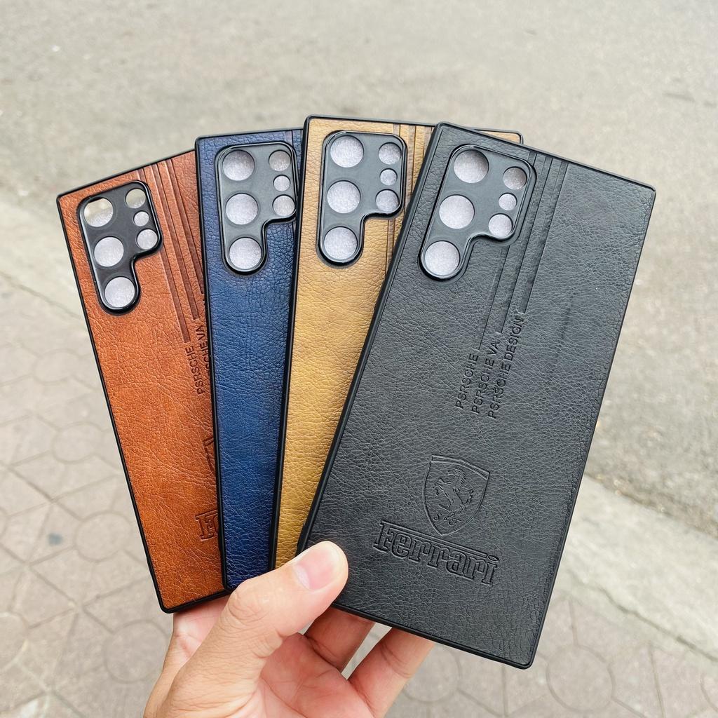 เคสหนังสําหรับ Samsung Galaxy S23 Ultra, S23 Plus, S23, S22 Ultra, S21 Ultra, S20 Ultra, S10, S9 - T