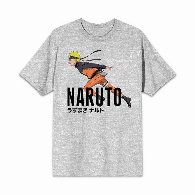 เสื้อยืดแขนสั้นNaruto - Naruto Run T-Shirt เสื้อผ้าคู่รักชายหญิงS-5XL