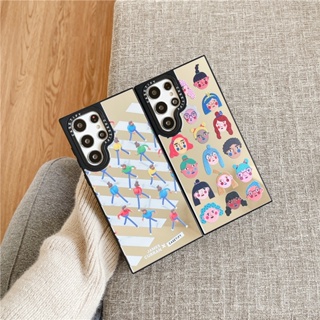 CASETIFY ใหม่ เคสโทรศัพท์มือถือ TPU กันกระแทก ลายการ์ตูนม้าลาย แฟชั่นยุโรป และอเมริกา สําหรับ Samsung Galaxy s23 Ultra S22 Ultra s23 Plus s23+