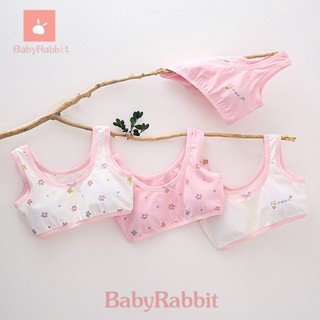 [BAbyRAbbit] ชุดชั้นใน เสื้อกล้าม ผ้าฝ้ายแท้ เสริมพัฒนาการ สําหรับเด็กผู้หญิง 2023