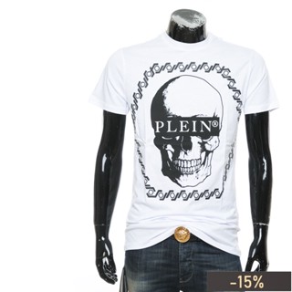 PHILIPP PLEIN PP Tide Mens Skull Short Sleeve Round Collar T-Shirt_01