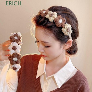 Erich ที่คาดผม ผ้าวูล ปิ่นปักผม ฉลามหวาน กิ๊บก้ามปู ที่คาดผม ที่คาดผม แฮนด์เมด เครื่องประดับผมเกาหลี