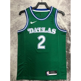 ขายดี nba Dallas Mavericks No. เสื้อกีฬาบาสเก็ตบอล Irving สีเขียว 2 ชิ้น