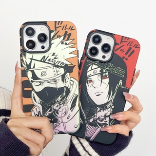 เคสโทรศัพท์มือถือ กันกระแทก ลายการ์ตูนนารูโตะ คาคาชิ อิทาจิ สําหรับ IPhone 11 12 13 14 Pro Max 14 Pro Max 13 Pro 12