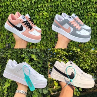 ขายดี!พร้อมส่ง 24H ส่งผู้หญิง air force 1 รองเท้าผ้าใบ รองเท้าวิ่ง Kasut Perempuan Outdoor Sport af1