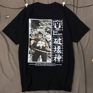 เสื้อยืดผ้าฝ้ายพรีเมี่ยม เสื้อยืด ลาย Black Clover Darkness Yami S_03