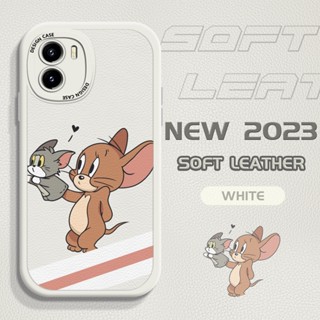 เคสโทรศัพท์มือถือหนัง ลายการ์ตูน Tom Jerry สําหรับ Vivo Y01 Y11s Y12 Y12a Y12s Y15 Y15s Y17 Y19 Y35