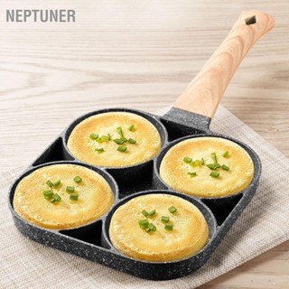 NEPTUNER 4 ถ้วยกระทะแพนเค้กหม้อหุงข้าวเตาแม่เหล็กไฟฟ้า Universial Medical Stone Non Stick Egg Frying Pan for Kitchen