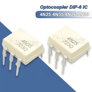 10PCS 4N25 4N26 4N27 4N28 4N32 4N33 4N35 4N36 4N37 4N38 DIP-6 IC Optocoupler 集成电路