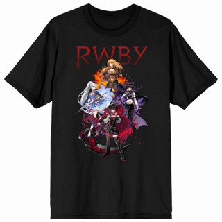 RWBY - เสื้อยืดหล่อ เสื้อผ้าคู่รักชายหญิง