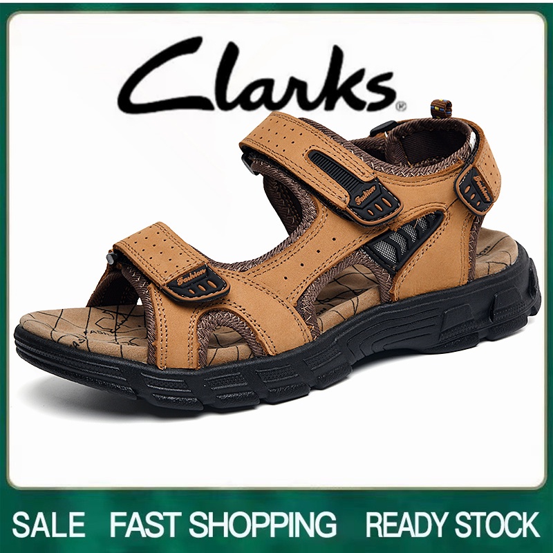 Clarks รองเท้าสําหรับชาย clarks รองเท้าบุรุษรองเท้าแตะรองเท้าผู้ชายกลางแจ้งรองเท้าแตะชายหาดขนาดใหญ่ 