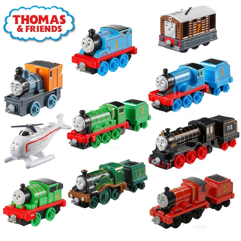 1:43 Thomas And Friends โมเดลรถไฟแม่เหล็ก ของเล่นสําหรับเด็ก