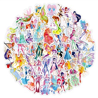 50Pcs/Set ❉ Winx Club Series 01 Stickers ❉ Cartoon Floral Fairy Pixie Waterproof DIY Fashion Doodle Decals Stickers