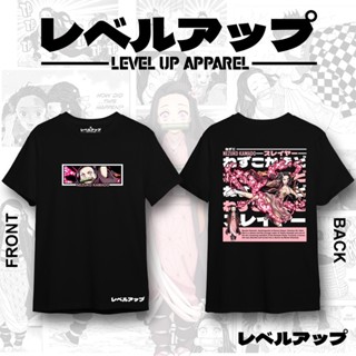 ✉เสื้อยืดอะนิเมะ - Nezuko Kamado Demon Slayer เสื้อแขนสั้นผ้าฝ้าย 100% TEES-5XL