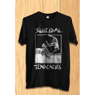 2023เสื้อยืดผ้าฝ้าย เสื้อยืด ลายวง Suicidal Tendencies 003