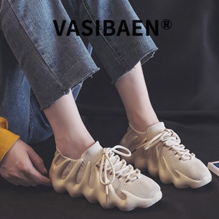 VASIBAEN Flying shoes รองเท้ามะพร้าวใหม่ของผู้หญิงนักเรียนรองเท้าผ้าใบวิ่งทุกคู่