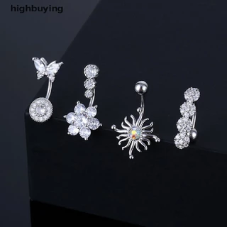 [highbuying] ใหม่ จิวสะดือหน้าท้อง สเตนเลส รูปสัตว์ หัวใจ สะดือ โค้ง บาร์เบล แหวนสะดือ เซ็กซี่ เครื่องประดับร่างกาย พร้อมส่ง