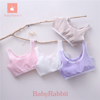 [BAbyRAbbit] 2023 ชุดชั้นใน เสื้อกล้าม ลูกไม้ สไตล์เกาหลี สําหรับเด็กผู้หญิง นักเรียนประถม พัฒนาการ เด็กผู้หญิง มัธยมต้น ใหญ่ เด็กเล็ก ลูกไม้ เด็ก คลาส A