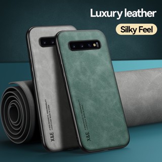 เคสหนังนิ่ม ฝาพับแม่เหล็ก หรูหรา สําหรับ Samsung Galaxy S8 S9 S10 Plus S10E