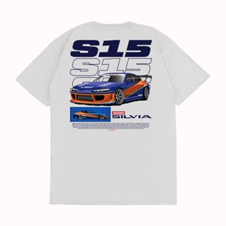 เสื้อยืด พิมพ์ลายรถยนต์ NISSAN SILVIA S15 HAN MONALISA TOKYO DRIFT