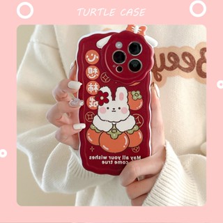 [พร้อมส่ง] เคสโทรศัพท์มือถือ ลายการ์ตูนกระต่าย Tik Tok สําหรับ Apple iPhone 14 13 12 11 PROMAX XS XR XSMAX SE2020 6 7 8PLUS MINI