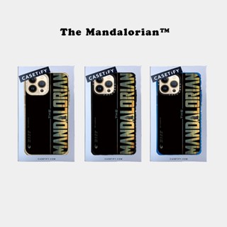 Casetify เคสโทรศัพท์มือถือ TPU แบบนิ่ม พิมพ์ลายโลโก้ The Mandalorian สําหรับ IPhone 14 13 12 11 Pro MAX Mini XS MAX XR X SE 6 6S 7 8 Plus