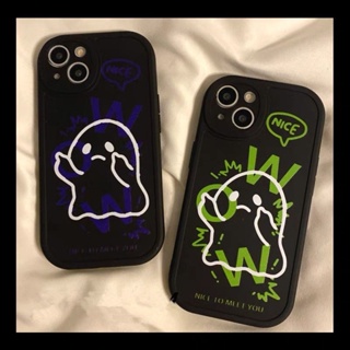 Cartoon Ghost Phone Case For Iphone 13 Phone Case for Iphone14/11 All-Inclusive XS/XR Soft 12promax 6 78 P