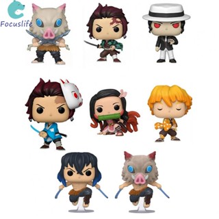 Funko Pop!  867#Animation ขายดี ตุ๊กตา Demon Slayer Tanjiro Nezuko Zenitsu Inosuke ของขวัญสําหรับเด็ก