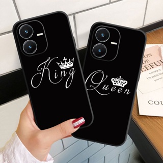 เคสโทรศัพท์มือถือ ซิลิโคนนิ่ม ลาย King สําหรับ Vivo Y22 Y22S Y35 Y31 Y75 Y76