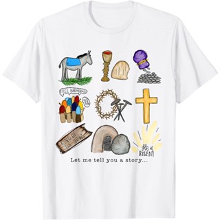 【2023】Let Me Tell you easter Story Tomb CROSS nails KIDS Toddler T-Shirt