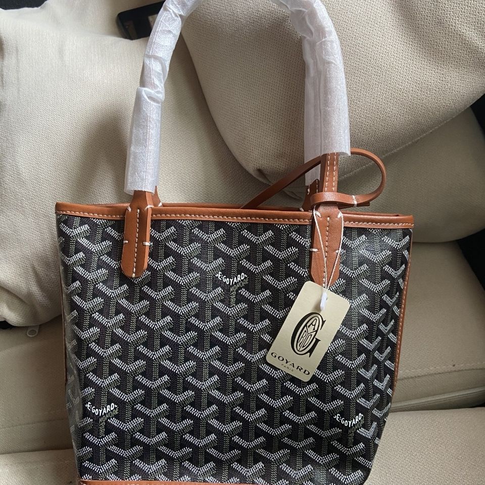 Goyard Elegant Goya Double-Sided Tote Bag New Dog Tooth Mother Bag Mini  Shopping Bag Portable Underarm Bag