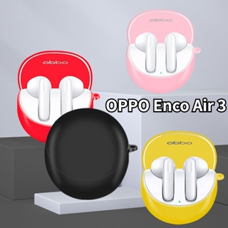 【Trend Front】เคสหูฟัง แบบนิ่ม ลายการ์ตูน สีพื้น สําหรับ OPPO Enco Air 3