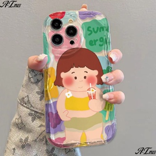 ✅เคสโทรศัพท์มือถือแบบนิ่ม ใส กันกระแทก ลายผู้หญิงอ้วน สําหรับ iPhone 14 13promax 12 11 7 8p xsxr