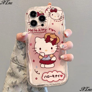 ✅เคสโทรศัพท์มือถือแบบนิ่ม ใส กันกระแทก ลายแมว Kt สําหรับ iPhone 14 13promax 12 11 7 8p xsxr