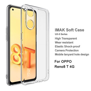 เคสโทรศัพท์มือถือ ซิลิโคนนิ่ม TPU ใส กันกระแทก สําหรับ Oppo Reno 8T 4G Reno8 T 4G