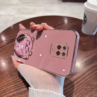 เคสโทรศัพท์มือถือ TPU นิ่ม ขอบตรง ลายแมวน่ารัก 3D สําหรับ Redmi note 9 Pro Redmi note 9s