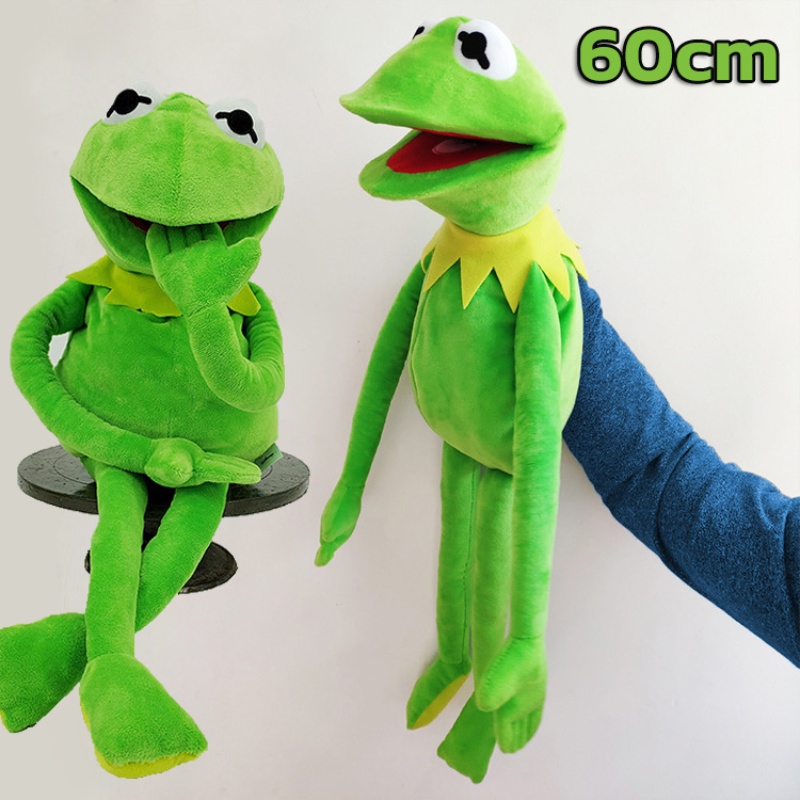 🐸พร้อมส่ง🔥 60cm ตุ๊กตากบ Kermit หุ่นเชิดมือ ของเล่นสําหรับเด็ก