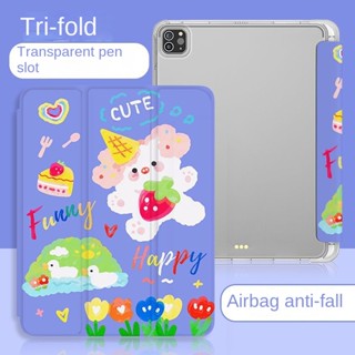 【iPad Air 4】เคสแท็บเล็ต TPU ลายกราฟฟิตี้ พร้อมช่องใส่ปากกา สําหรับ iPad Air 4 iPad gen10 2021 Pro 11 2019 2020 10.2 7 8th 2018 9.7 5 6th Mini 4 5 Air 4 5 10.9