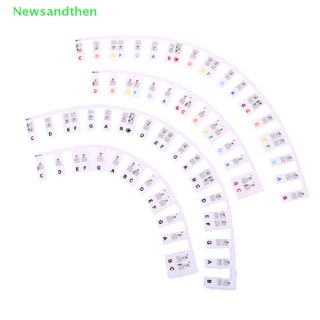 Newsandthen ป้ายคีย์บอร์ดเปียโน ซิลิโคน แบบถอดออกได้ สําหรับผู้เริ่มต้น