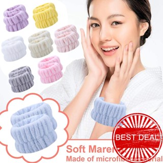 สายรัดข้อมือ กันน้ํา สีพื้น สําหรับเล่นกีฬา W9T6