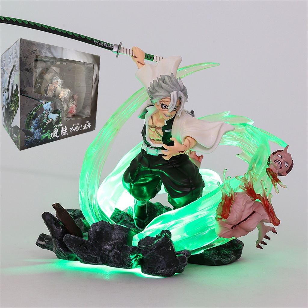 26 ซม. Demon Slayer Shinazugawa Sanemi PVC Action Figure สามารถแสง