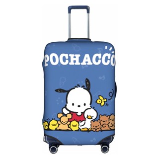 【พร้อมส่ง】Sanrio Pochacco ผ้าคลุมกระเป๋าเดินทาง ป้องกันรอยขีดข่วน ซักล้างได้ สําหรับกระเป๋าเดินทาง 18-32 นิ้ว