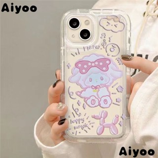 ✅เคสโทรศัพท์มือถือนิ่ม แบบใส ลายการ์ตูนแกะน้อยน่ารัก สไตล์ใหม่ สําหรับ Apple iPhone 14 13promax 11 12 xrins 68XM