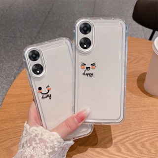 เคส OPPO Reno 8T 5G เคส OPPO Reno 8z 7z 8 7 6 5 5G 7Pro 5G เคส OPPO A78 A96 A76 A77S A57 2022เคสโทรศัพท์มือถือ ลายกระต่าย ป้องกันกล้อง สําหรับ